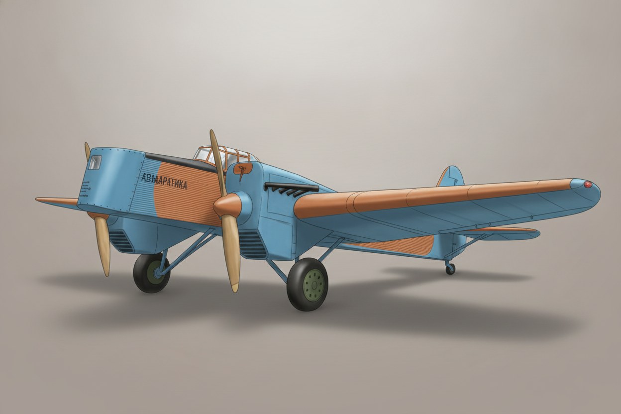 TsAGI / Taganrog aviation plant Tupolev ANT-7 — bomber