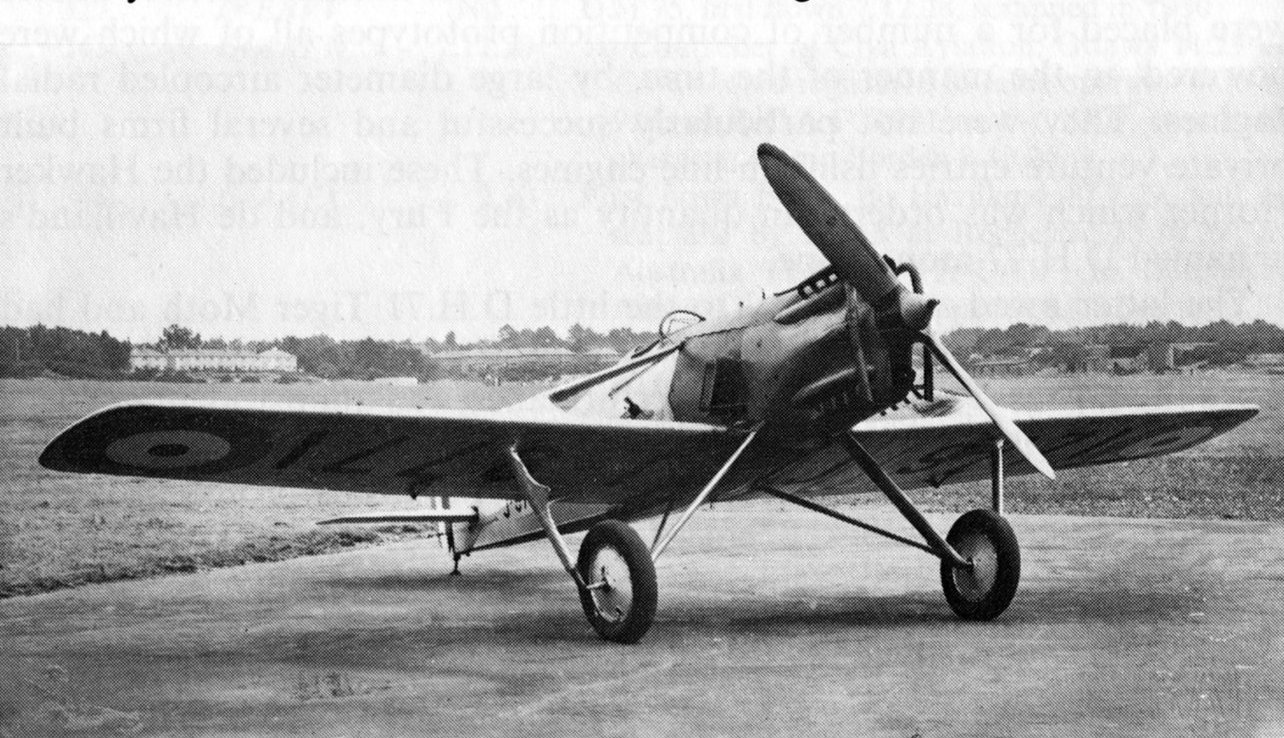 de Havilland Aircraft Company Ltd. De Havilland DH.77 — fighter