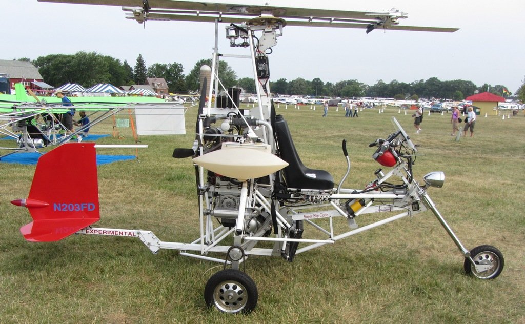 The Butterfly Aircraft LLC Super Sky Cycle — roadable gyroplane