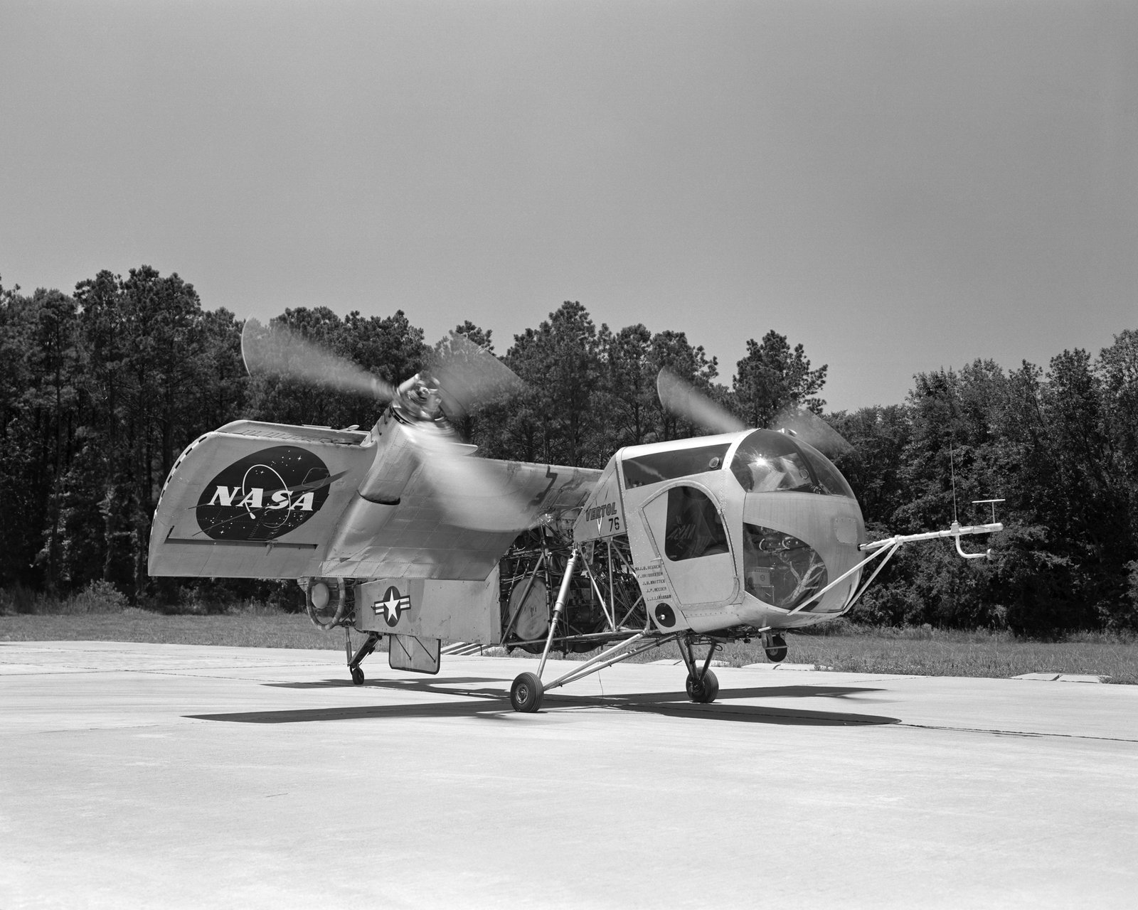 Piasecki Aircraft Corporation VZ-2 — experimental VTOL research